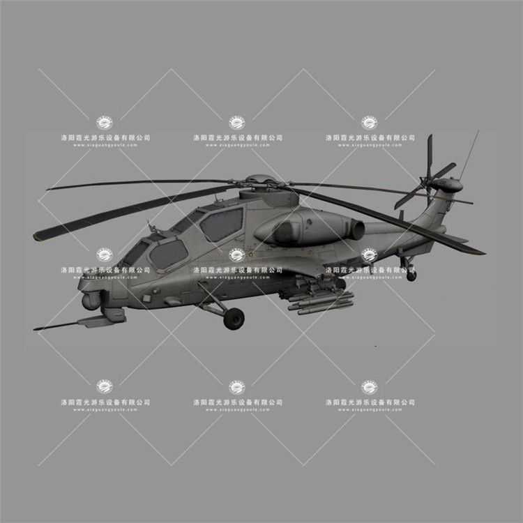 海州武装直升机3D模型